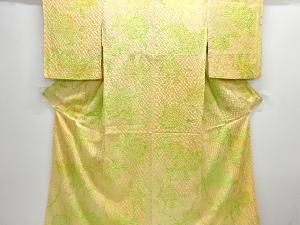 本総絞り枝花模様小紋着物